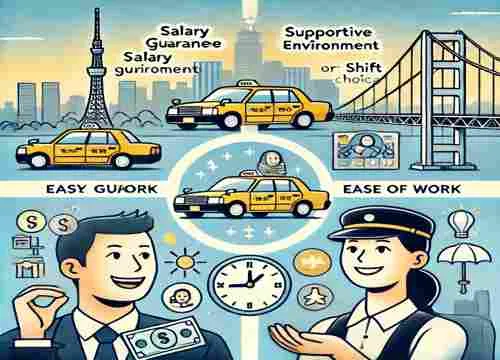 働きやすさ重視で選ぶ、都内タクシー会社比較